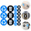 Worgeous Recycle And Trash Sticker Recycling Labels Large Bin Garbage 6