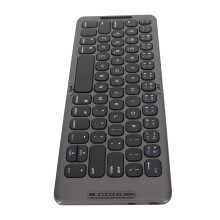 Foldable Bluetooth Keyboard 3 Channel, 8-10m Wireless Range, ABS