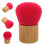 Raindrops Flame Shaped Blush Brush Makeup Brush Red 1pcs 6