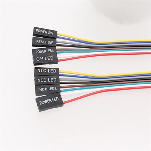 Multi Functional for  Front Panel Connector Adapter Cable for Computer Case Server Switches Extension Cord 2