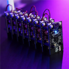 Upgrade 385KH/S NMMiner Official Bot Chain BTC Solo Lottery Miner ESP32S3 Chain One By One