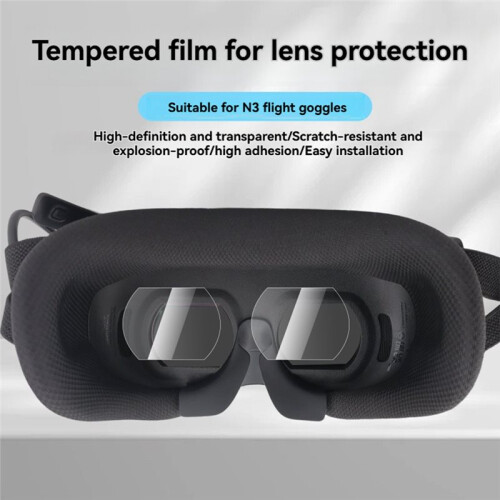 Tempered Glass Screen Protector for  NEO 2 N3 Flight Goggles Scratch-Resistant Dustproof Flight Goggles Accessories 2