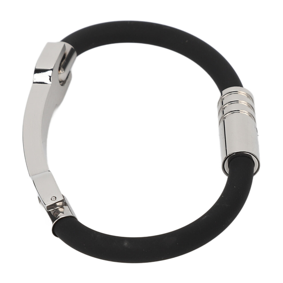 Black Static Proof Balance Bracelet Silicone Waterproof Energy For Running