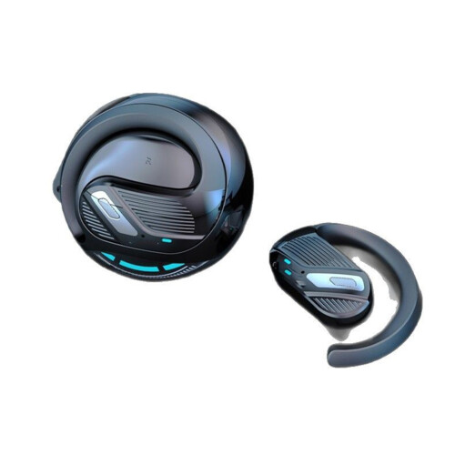 AI Translation Headset Wireless  144 Languages Simultaneous Interpretation Black