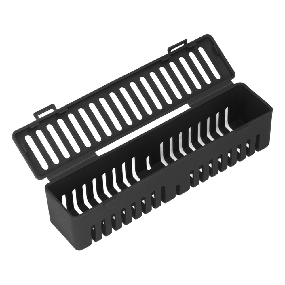 Black Plastic Dental Autoclave Box For Instrument Storage & Cleaning