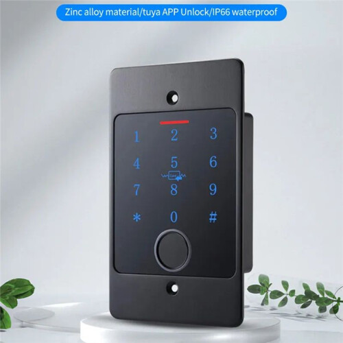 WiFi Tuya App  Door Lock Keyboard RFID Access Controller Waterproof Metal Keypad Concealed Install Access Control,B