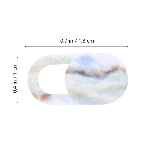 3St Draagbare Webcam Cover Slide in Diverse Kleuren ABS 1