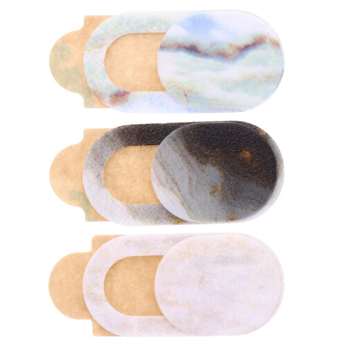 3St Draagbare Webcam Cover Slide in Diverse Kleuren ABS 2