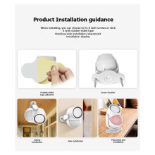 Infrared Alarm System Human Body Infrared Alarm Home Door and Window Burglar Alarm Storefront Sound and Light Sensor