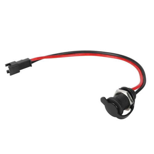 2X 50V  5.5x2.1mm  Power Socket Panel Mount Connector with Metal Nut Buckle 1