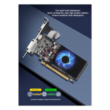 2X GT210 1GB GDDR3 64Bit Card PClE X16 2.0 GPU Computer Card DVI-D+VGA+HD Desktop Video Card