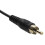 kenable 3.5mm Mono Jack Plug To Single RCA Phono Plug Cable  1m Gold 4