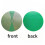 10cm/3.94inch Polarization  Disk MWO Optical Disk Multi-Wave Oscillator Antenna Ornaments 5