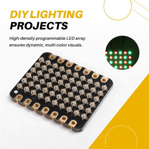 WS2812B LED Matrix Panel Programmable Pixel Display for SeeedStudio-XIAO DIY Lighting Projects XIAO-6x10-RGB-Matrix A