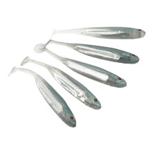 5 Stück Grüne 10 cm 3D Silikon Fischköder Künstliche Lockstoffe Umweltfreundlich