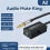 Ground Loop Audio Isolator Audio Noise Filter 3.5mm Current Noise Canceller Suppressor Audio Signal Noise Reducer 10