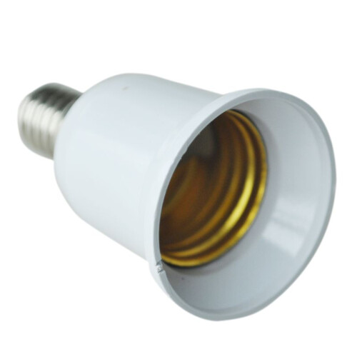 5X E14 to E27 Extend Base LED CFL Light Bulb Lamp Adapter Converter Screw Socket 1