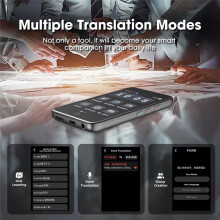 D5 Protable Languages Translation WiFi 142 Language Photo Audio Online 20 Offline Real-  AI Translator Vioce