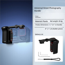 Street Photo Grip for Ace Pro 2/Pro Camera Handheld Camera Grip Holder for Vlog Photography Accessories Set