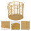 Raindrops Wire Fruit Basket Storage Basket Iron 1pack 3