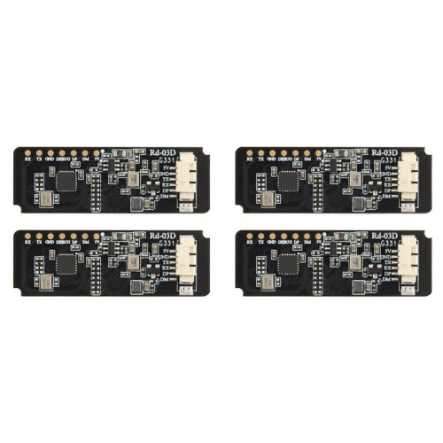 4X Rd-03D 24G Multi-Target Human Motion Trajectory Localization and Tracking  Module -Board PCB Antenna