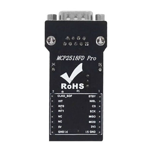 2X Módulo SPI para CANFD Módulo MCP2518FD Módulo Transceptor ATA6560 CAM Bus Módulo Super MCP2515 Módulo Controlador 2
