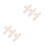 6Pcs Plastic Sewing Chalks Beige Fabric Markers for Tailor Use 8