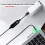 2X USB C to  Power Boost Cable Type C to  PD 65W Fast Charging Adjustable 5V/9V/12V/15V/20V Boost Converter Cable 4