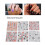 6pcs 3D Nail Embossed Sticker Pumpkin Halloween 3
