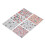 6pcs 3D Nail Embossed Sticker Pumpkin Halloween 6