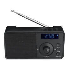 2X Portable DAB + Digital Radio Wireless Stereo Speaker LCD Display Outdoor Headset Support Alarm Clock FM AUX