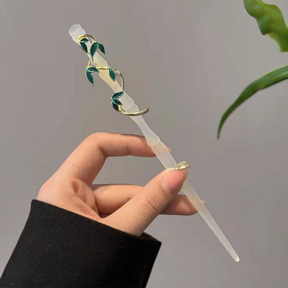 Bright-Home White (White) Chinese Hair Chopsticks Retro Hairpins Traditional Hair Chopsticks Gift For Women And Girls