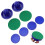 1Set Blue Plastic Air Hockey Pusher Paddle and Puck Replacement Set 3