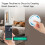 2X Tuya ZigBee  Knob  Wireless Scene  Button Controller Battery Powered Automation Scenario  Life 5