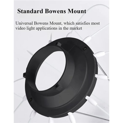 2st 35 cm Globe Lantern Softbox Mount Quick  Diffuser Ring Soft Light Modifier för Filmproduktion och Videoinspelningar 2