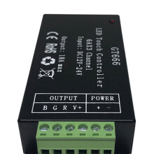 2X GT666 DC12-24V 6Ax3Kanal RBG Touch LED Controller für 5050 RGB Streifen Lichter