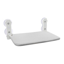 Foldable Gray Cat Window Hammock with Steel Frame & 4 Suction Cups