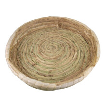 Breathable Straw Cat Nest, 28cm Round Handwoven Bed for Cats & Small Pets