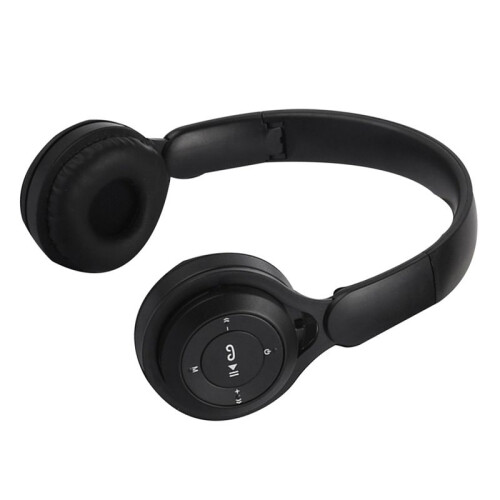 2X Headband  Headset Y08 Wireless  Headset Portable Foldable Children Headset Black 1