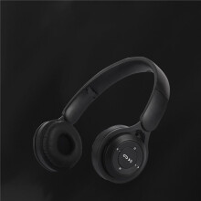 2X Headband  Headset Y08 Wireless  Headset Portable Foldable Children Headset Black