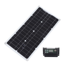 250W Monocrystalline Solar Panel Kit with 10A Controller & USB for RV Car Boat