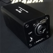 2X Riduzione del Rumore Isolatore Audio, Elimina il Rumore Corrente, Scatola di Messa A Terra di, Isolatore Audio Mixer XLR 6,5, MAI-130 Mono