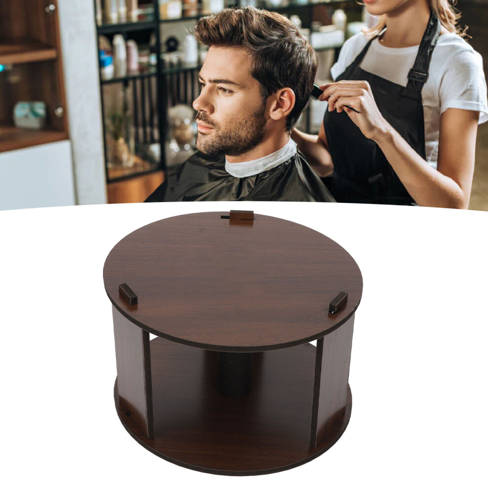 Wooden Neck Paper Holder for Barber Shop, Beech, Disposable Paper Dispenser