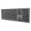 Bluetooth Keyboard with Numeric Keypad, 110 Keys, Aluminum Alloy 16