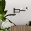 Adjustable Black Aluminum Projector Wall Mount Multiangle Bracket 4