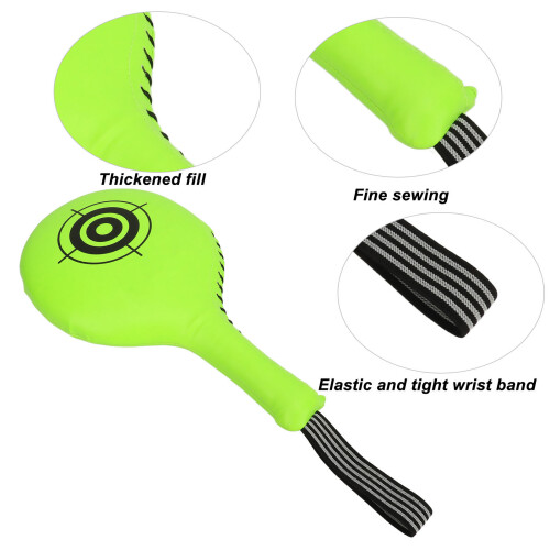 Boxing Target Paddle 242g PU EVA Fluorescent Green 2