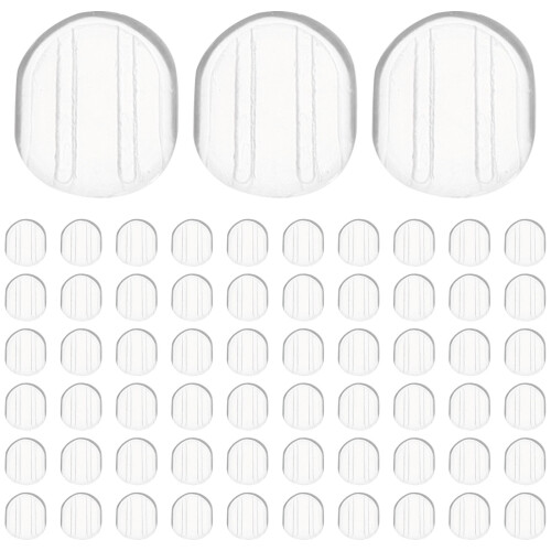 100Pcs Örhängeskivor Silikon Öronkuddar Antislir 1