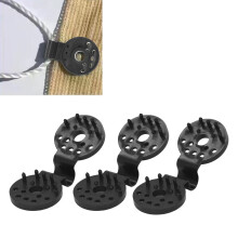 100pcs Heavy Duty Black Plastic Shade Cloth Clips 38x105mm