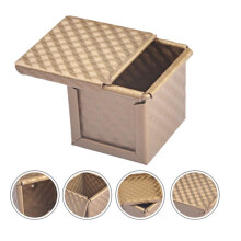 20X Square Loaf Pan with Lid Toast Mold Bread Pan Pullman Loaf Pan with Cover Non-Stick Water Square Toast Box