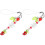 2Pcs Durable Cute Phone Charm Strap for Phone Case Keychain Decoration 3